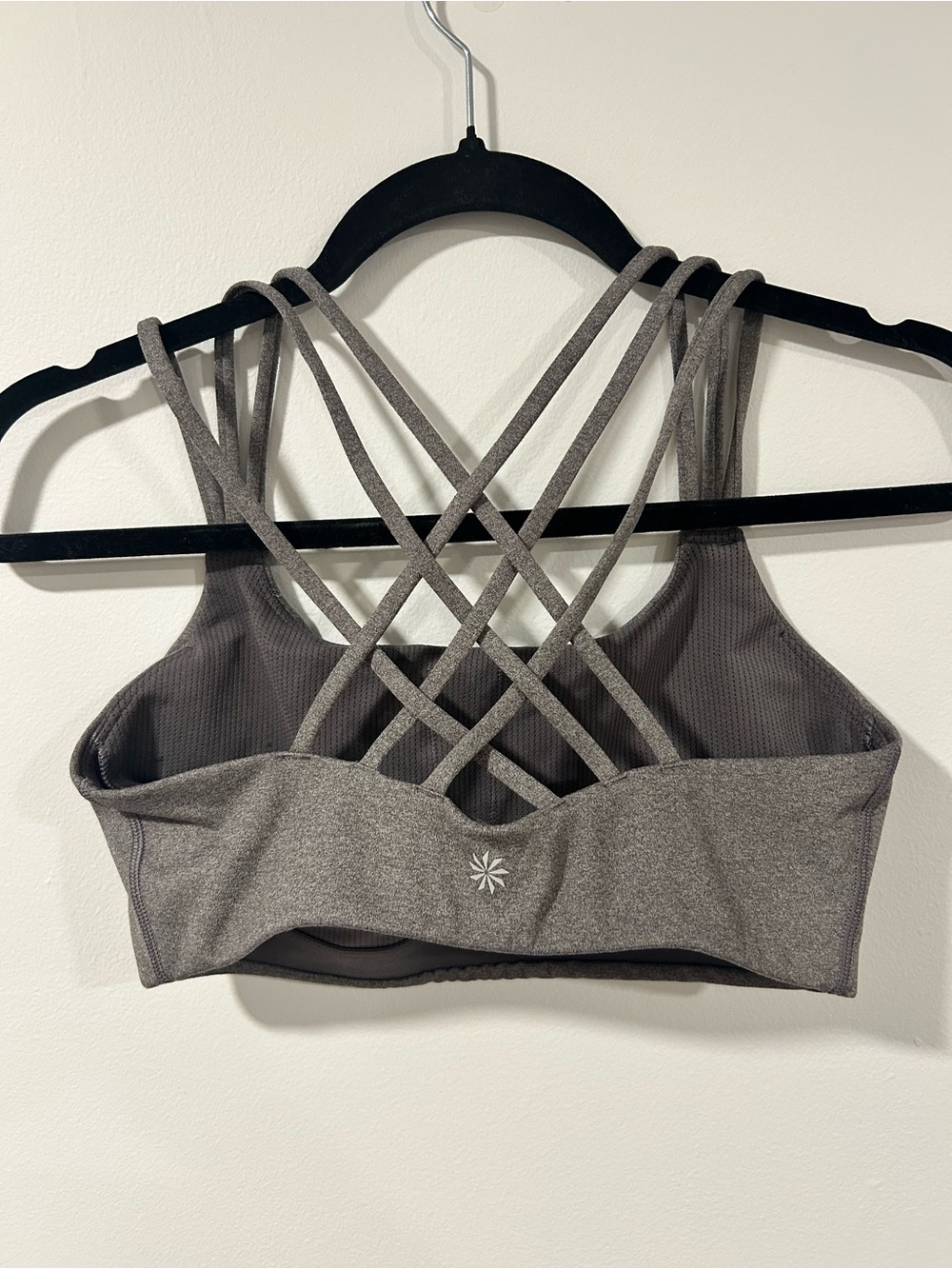 Athleta Hyper Focused Bra Gray Size Small